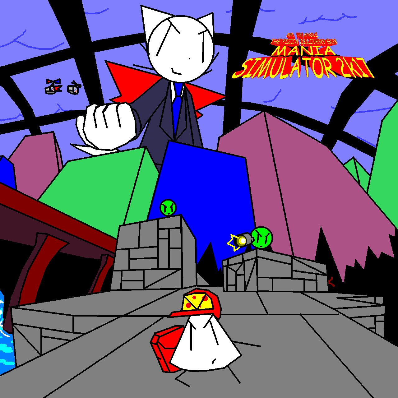 Mr Triangle By Arcadehero On Newgrounds